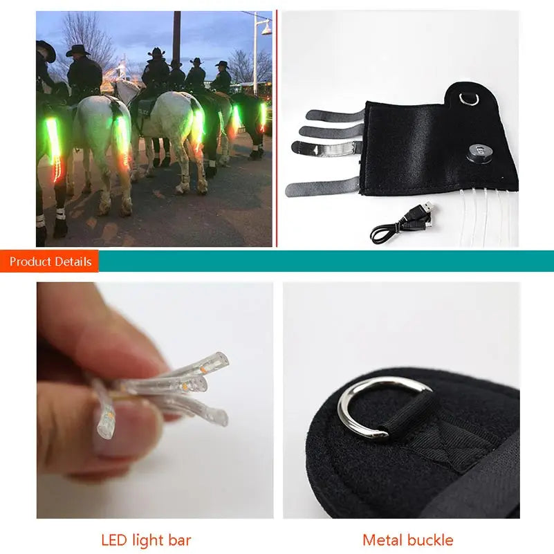 LED Light-Up Horse Tail – 100 cm