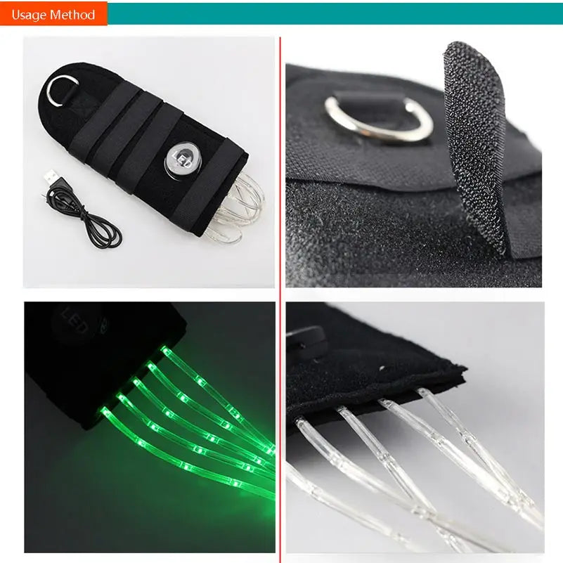 LED Light-Up Horse Tail – 100 cm