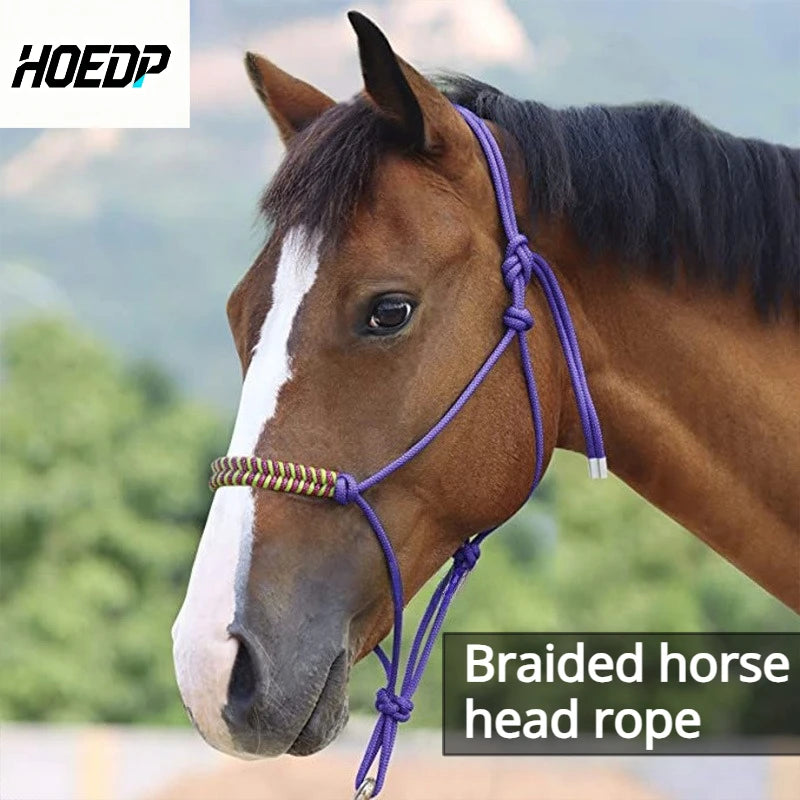 Braided Rope Horse Halter