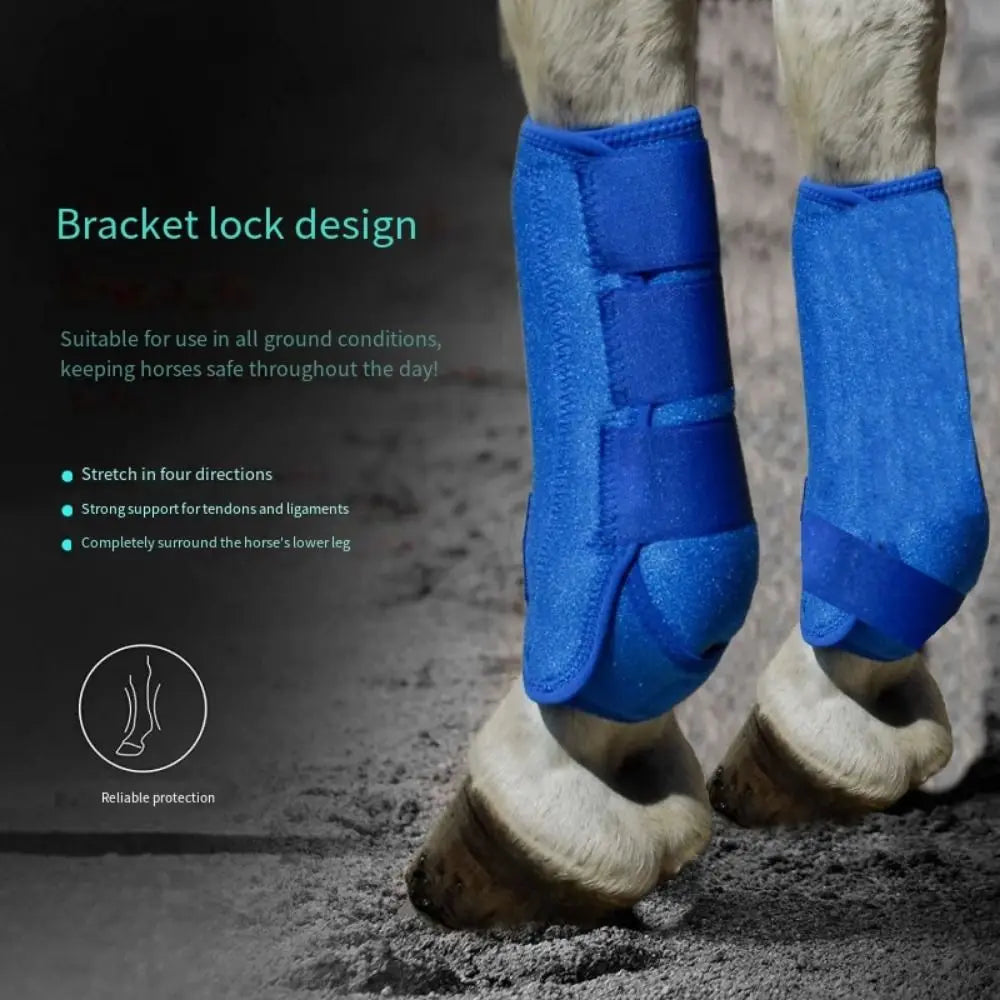 4-Piece Horse Sport Boots – Front & Hind Leg Protection
