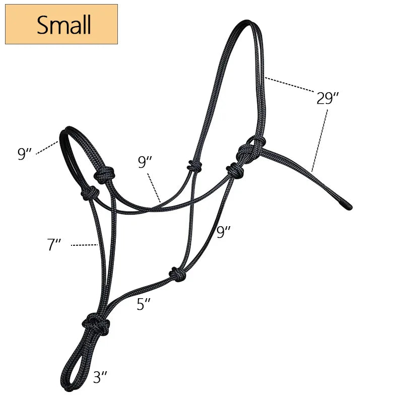 Braided Rope Horse Halter