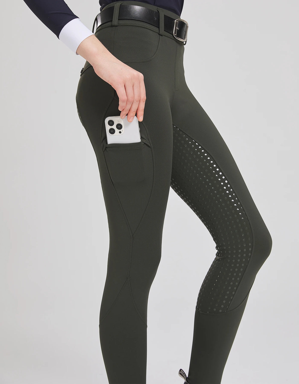 Women's Silicone Grip Equestrian Riding Breeches
