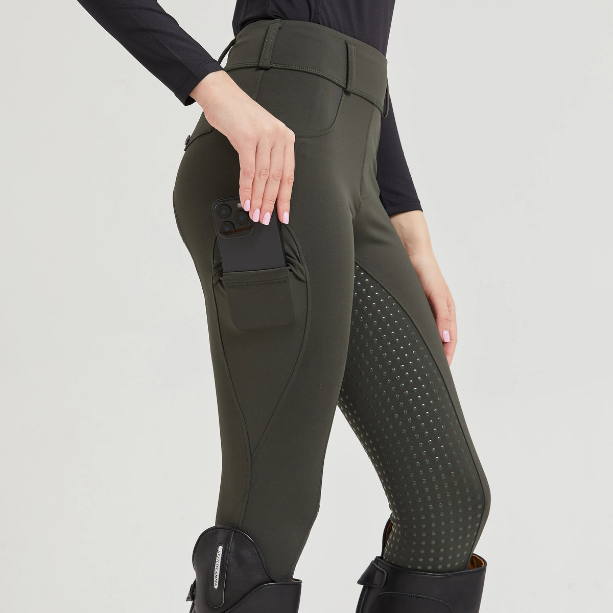 Women's Silicone Grip Equestrian Riding Breeches