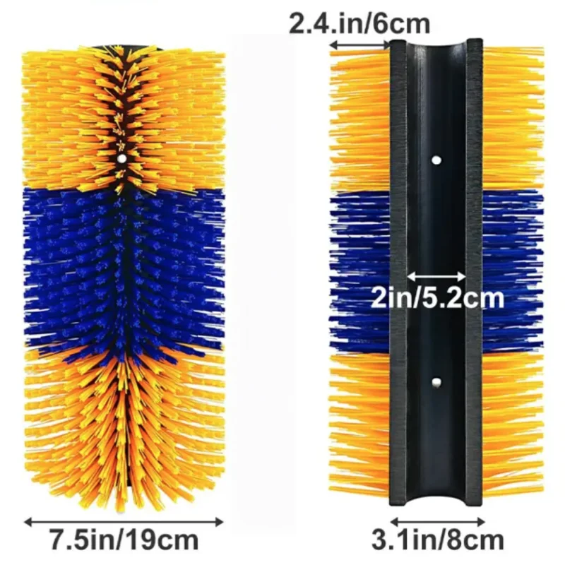 Wall-Mounted Horse Scratching & Grooming Brush