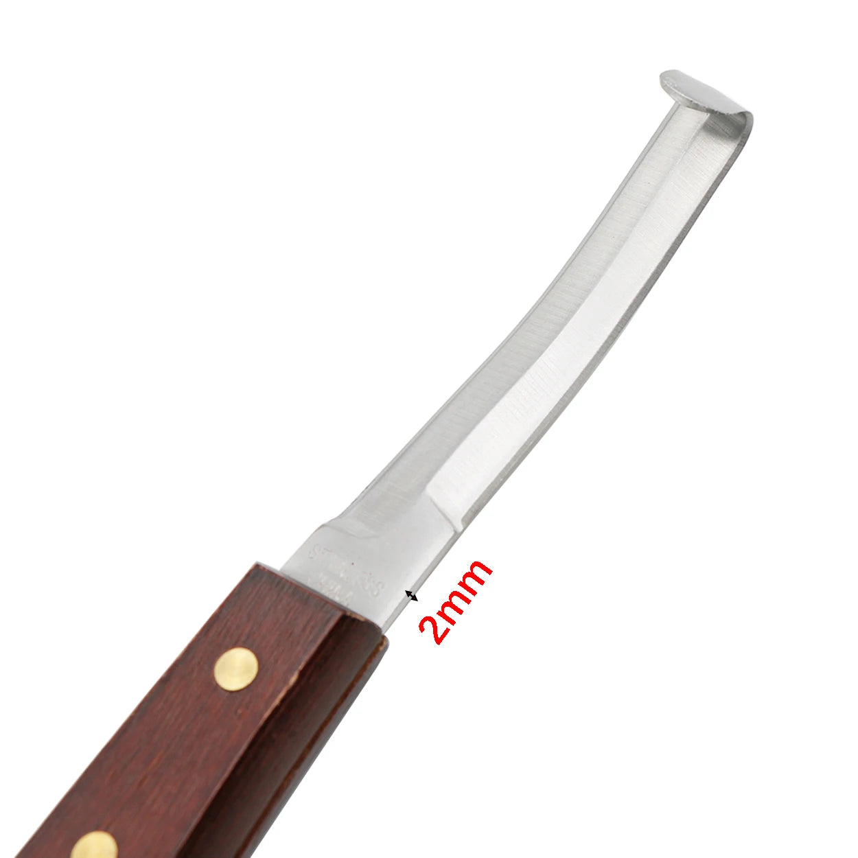 Stainless Steel Double-Edge Horse Hoof Knife