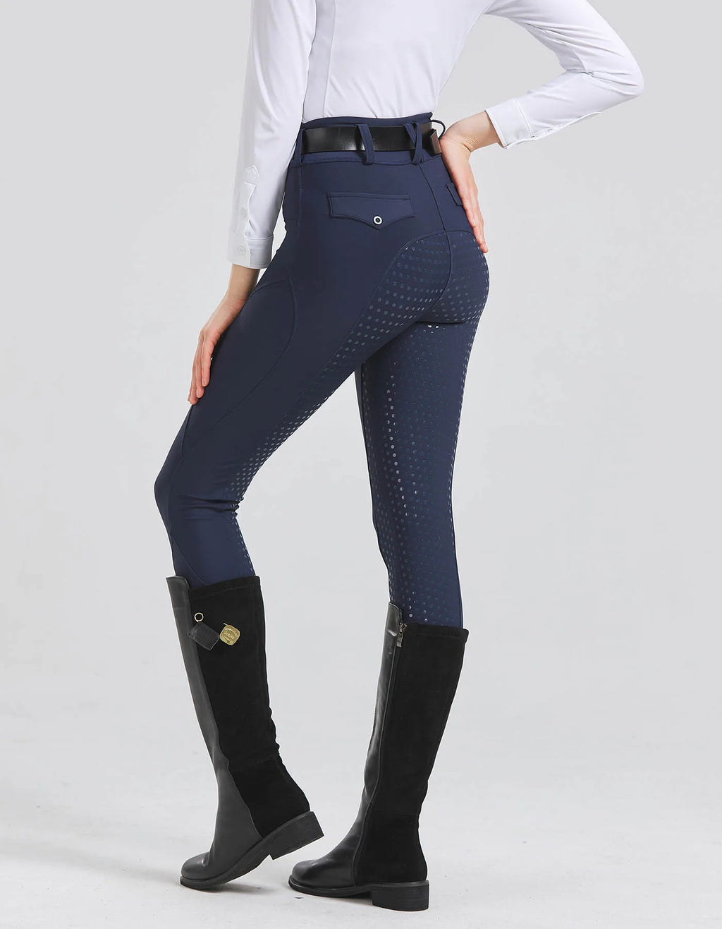 Women's Silicone Grip Equestrian Riding Breeches