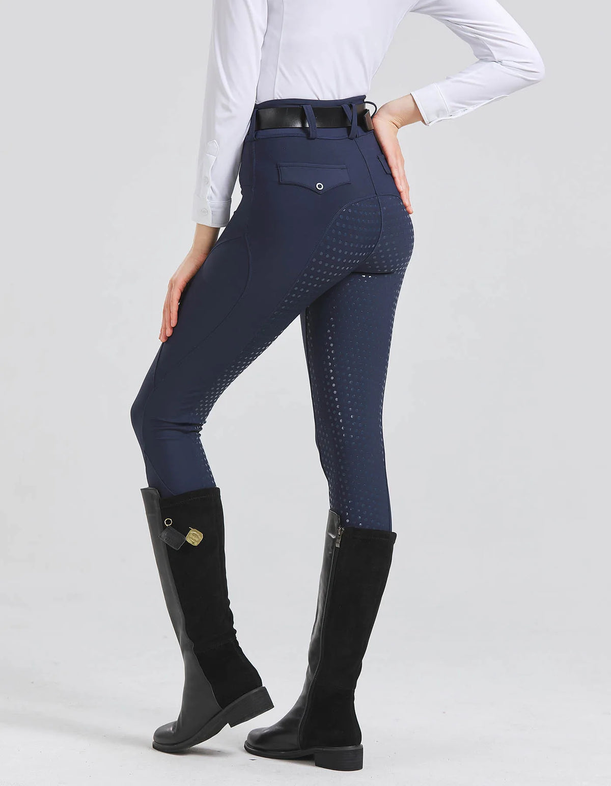 Women's Silicone Grip Equestrian Riding Breeches