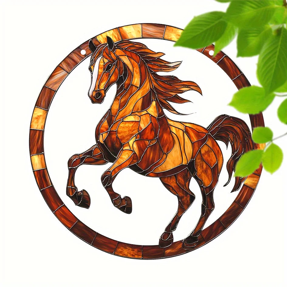 Horse Suncatcher – Colorful Hanging Window Décor
