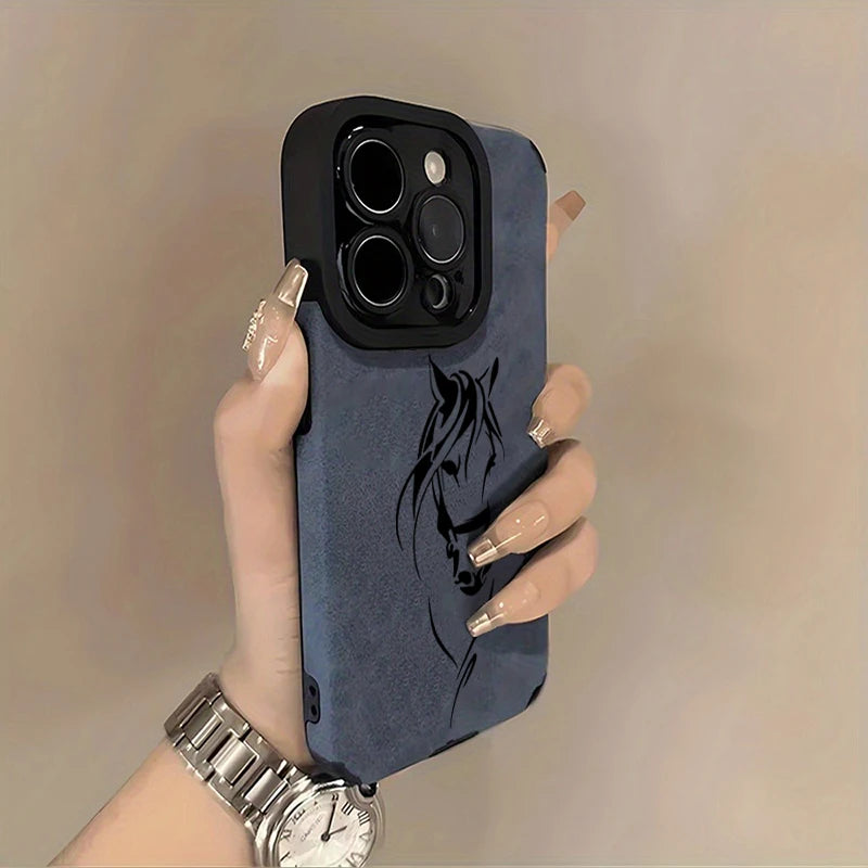 Horse Head Line Art Phone Case