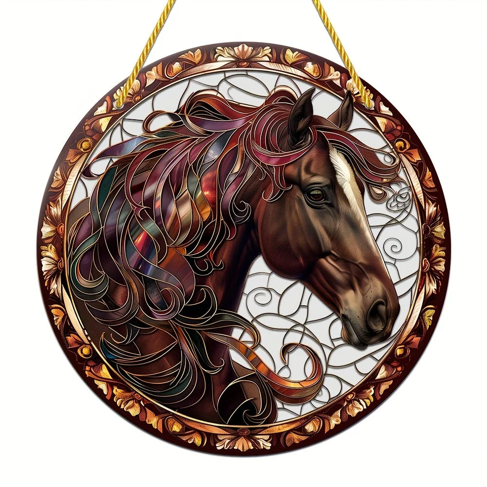 Horse Suncatcher – Colorful Hanging Window Décor