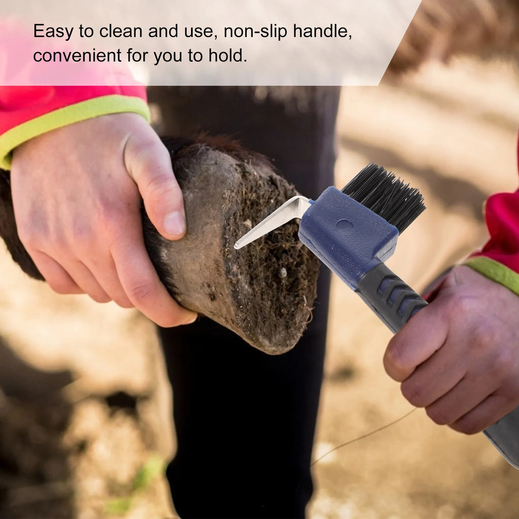 2-in-1 Horse Hoof Pick & Brush