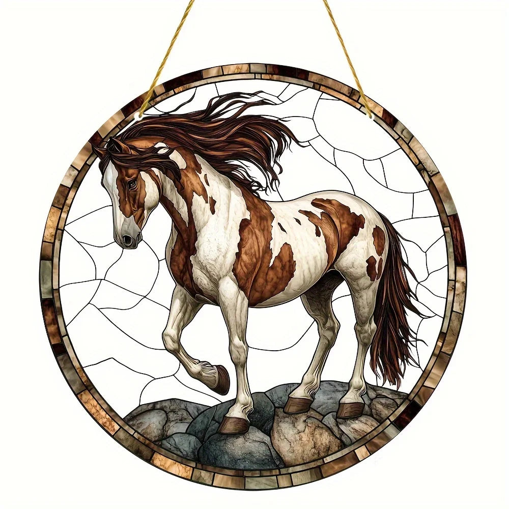 Horse Suncatcher – Colorful Hanging Window Décor