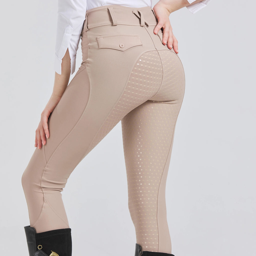 Women's Silicone Grip Equestrian Riding Breeches