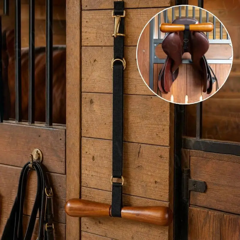 Portable T-Shaped Saddle Rack & Hanger.