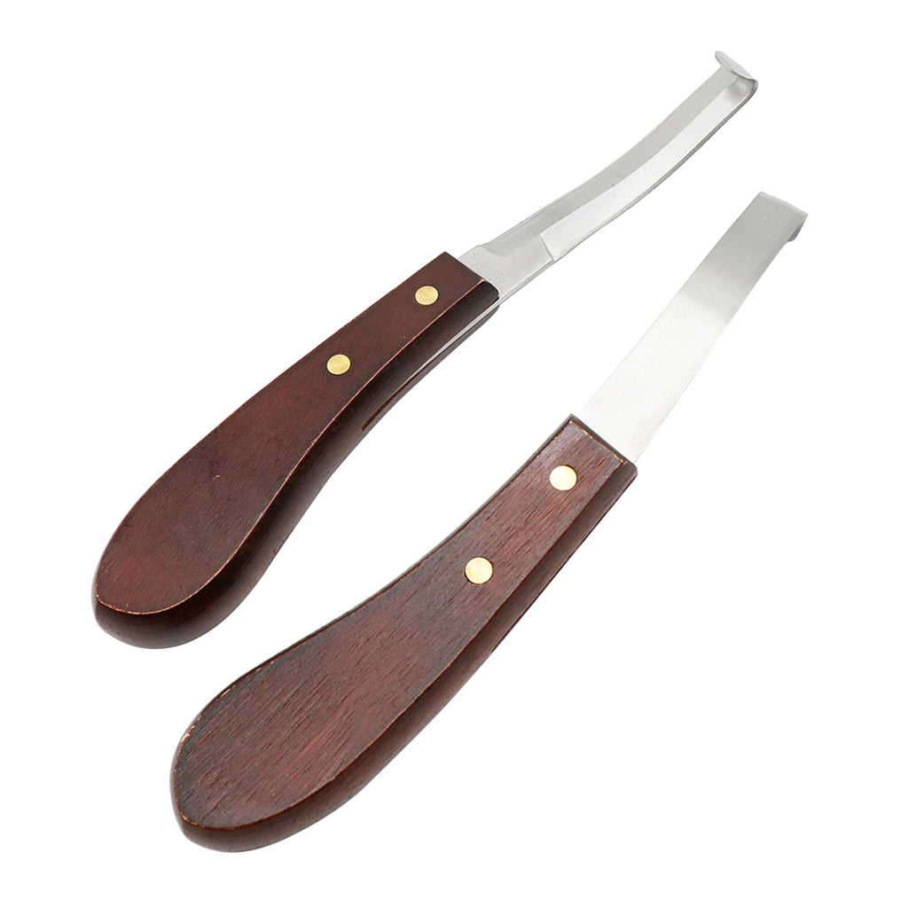 Stainless Steel Double-Edge Horse Hoof Knife