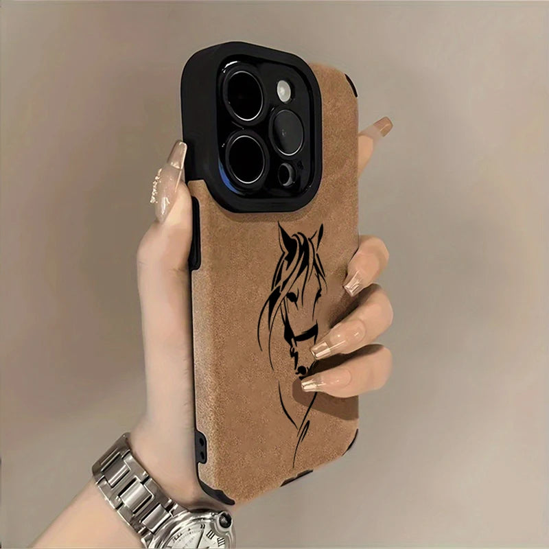Horse Head Line Art Phone Case