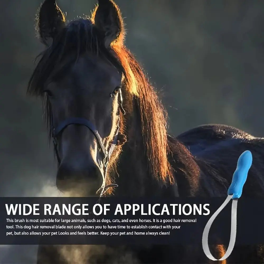 Double-Sided Horse Shedding Blade & Grooming Scraper
