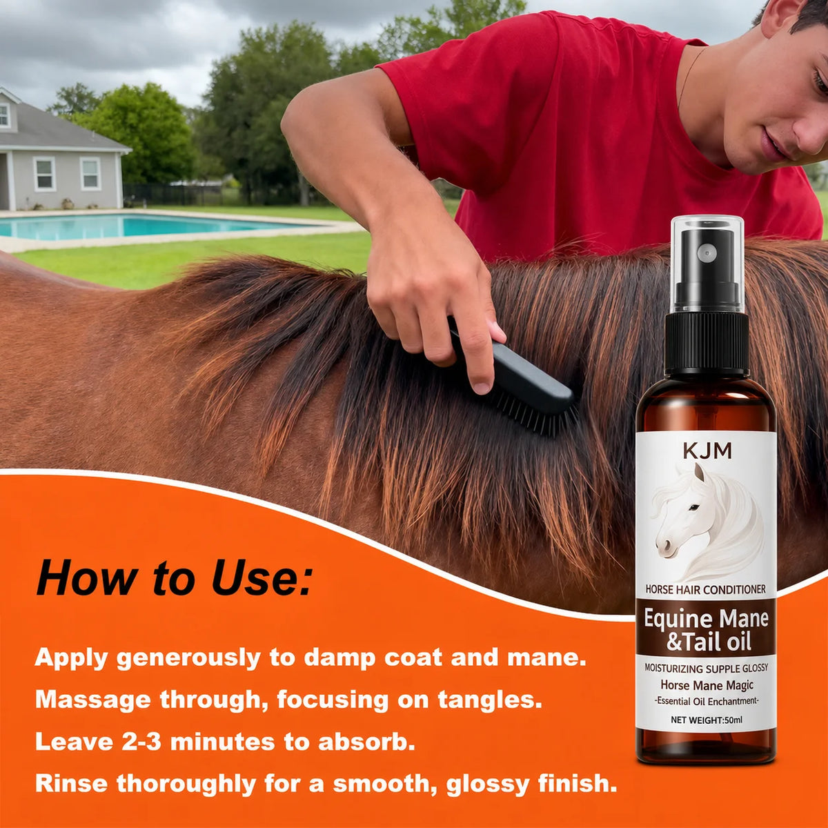 Horse Mane & Tail Detangling Spray