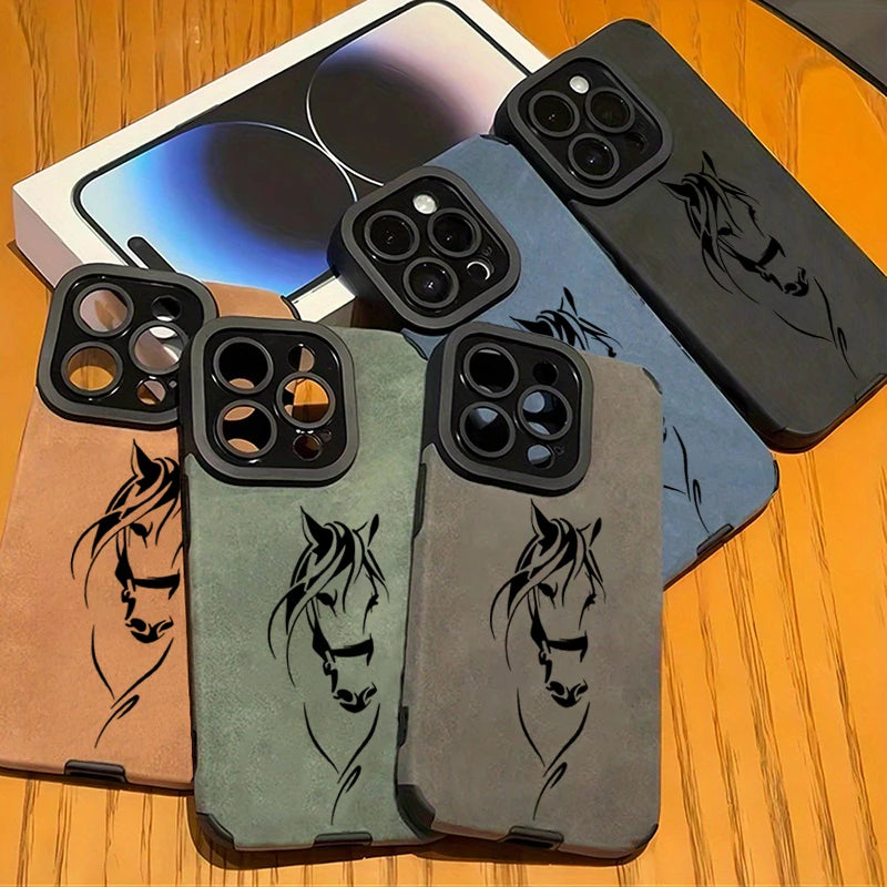 Horse Head Line Art Phone Case