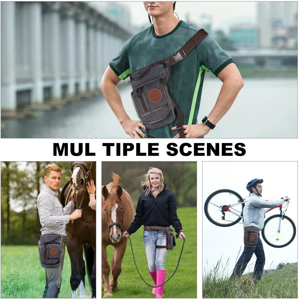 Equestrian Drop Leg Riding Bag