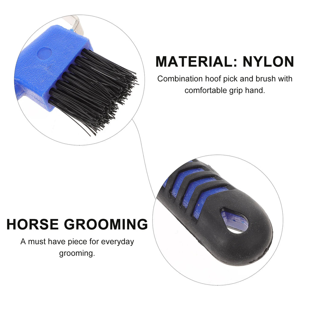 2-in-1 Horse Hoof Pick & Brush
