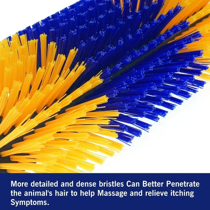 Wall-Mounted Horse Scratching & Grooming Brush