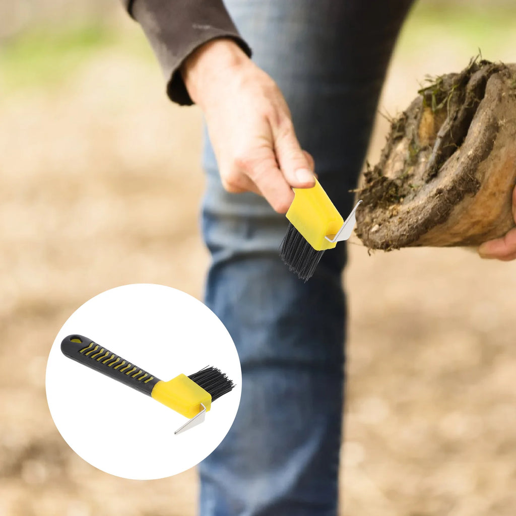 2-in-1 Horse Hoof Pick & Brush