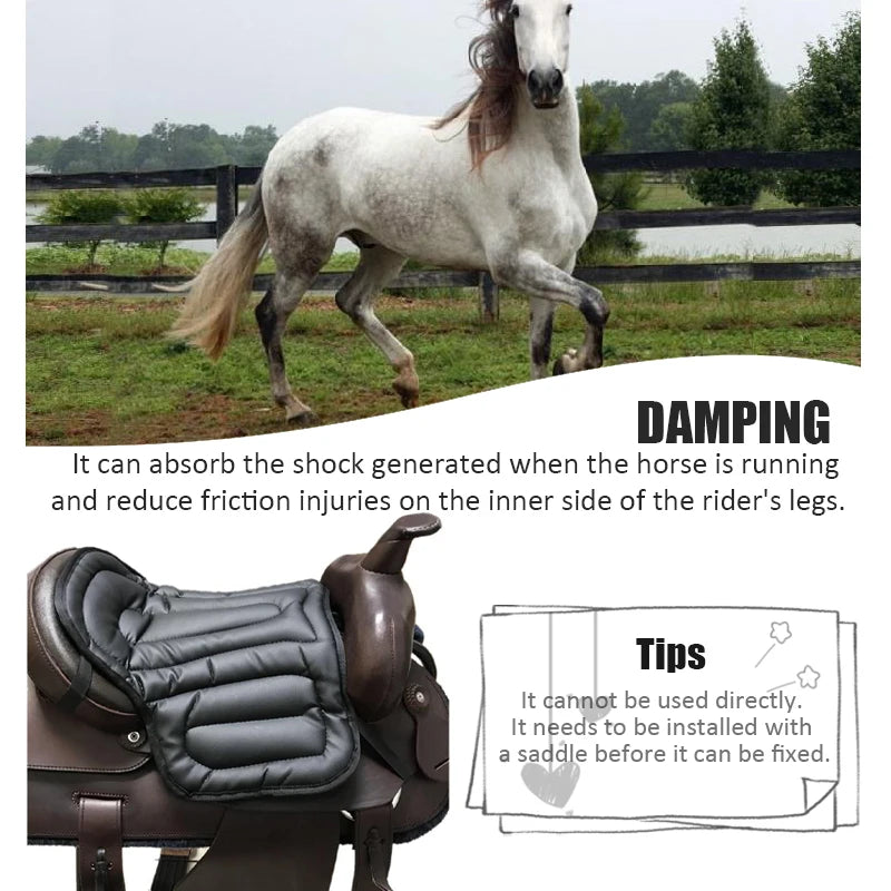 Padded Western Saddle Seat Cushion