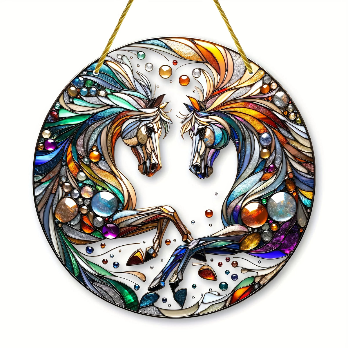 Horse Suncatcher – Colorful Hanging Window Décor