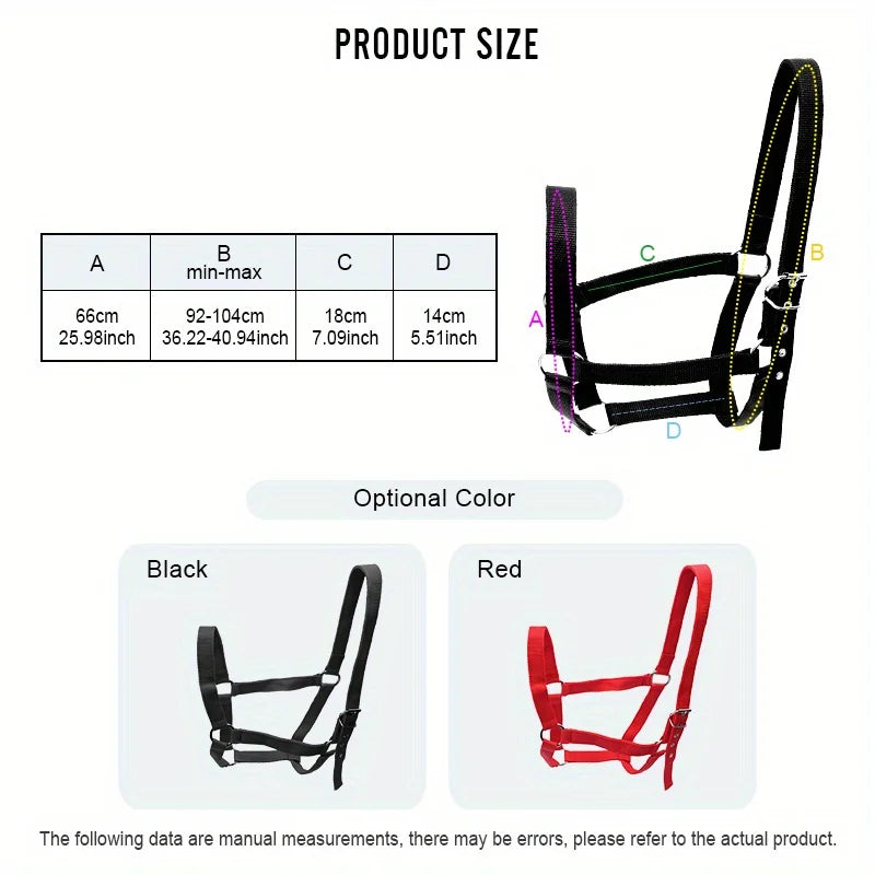 Adjustable Nylon Horse Halter
